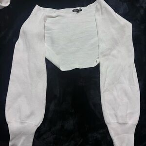 Papermoon Classic White Sweater Shrug